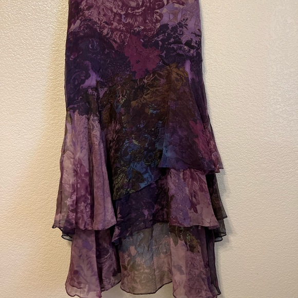 Albert Nipon silk top and skirt set - Picture 4 of 7